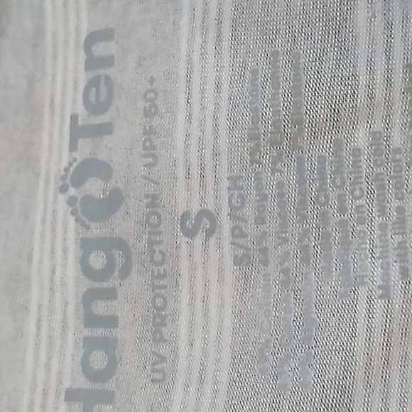 Hang Ten UV Protection UPF 50+ Blue & White Dress w Pockets Women's Small - Picture 2 of 6